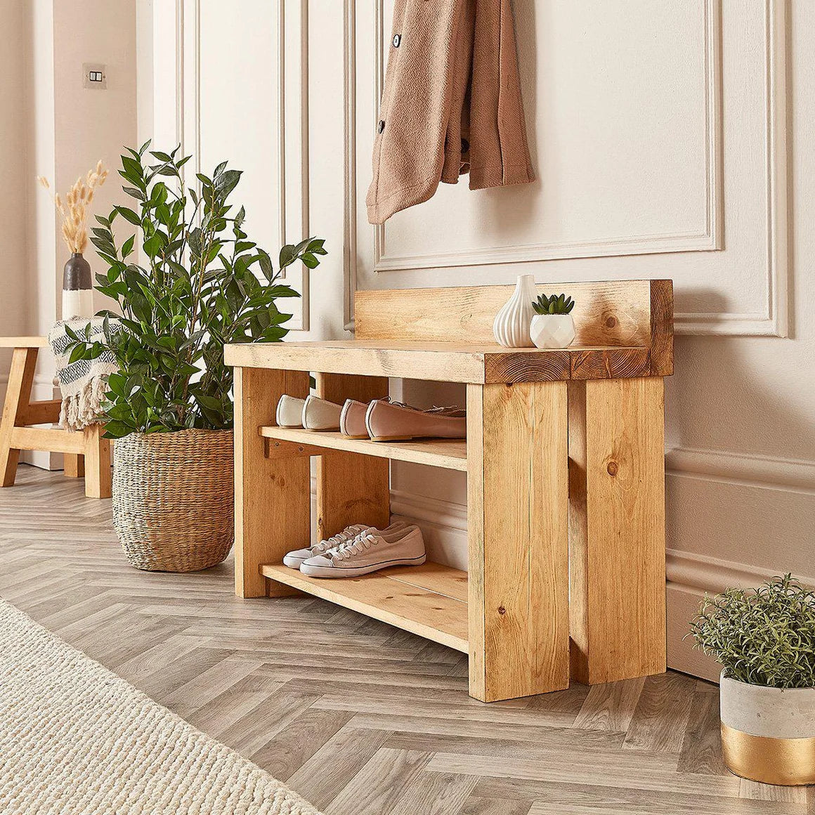ARK Rustic Shoes Bench